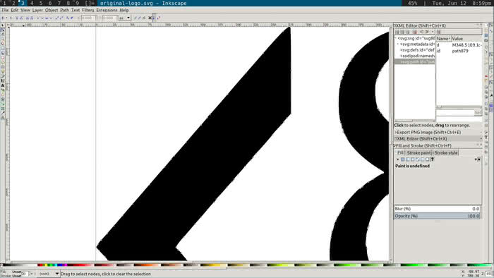 Inkscape screenshot